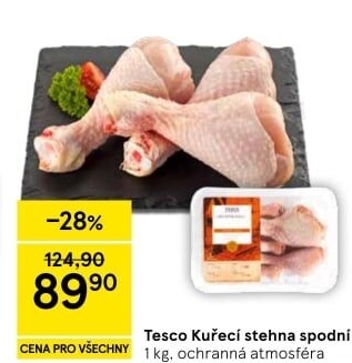 Kuřecí stehna Tesco