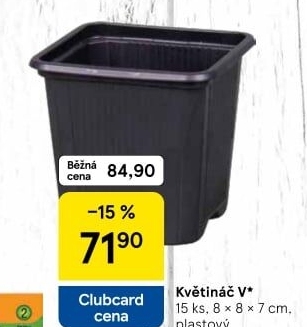 Plastový květináč