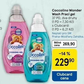 Prací gel Coccolino