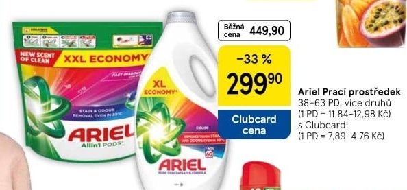 Prací prostředky Ariel