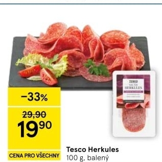 Salám Herkules Tesco