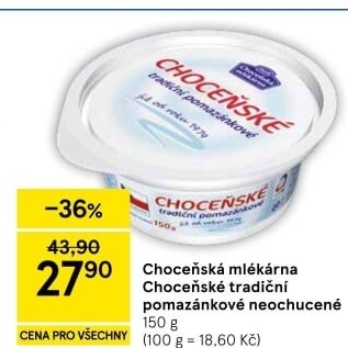 Tradiční pomazánkové Choceňské