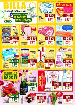 akční leták BILLA 11.2.2026-17.2.2026