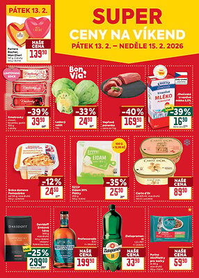 akční leták BILLA 11.2.2026-17.2.2026