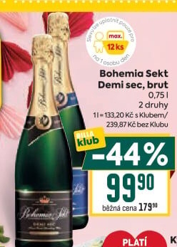 Bohemia Sekt Demi Sec