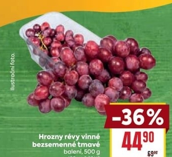 Hrozny tmavé bezsemenné
