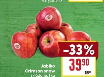Jablka Crimson Snow