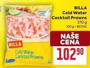 Krevety mražené Cocktail Prawns Billa