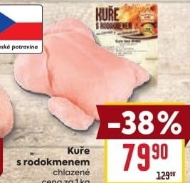 Kuře s rodokmenem Vodňanské kuře