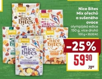 Mix ořechů a ovoce Nice Bites
