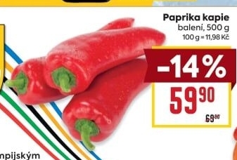 Paprika červená kapie