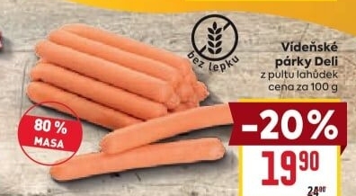 Párky vídeňské Deli