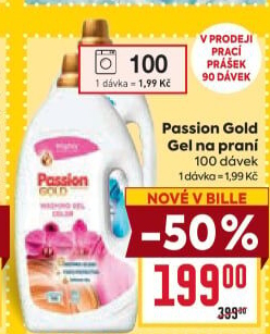 Prací gel Gold Passion