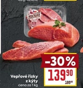 Řízky vepřové z kýty Vocílka