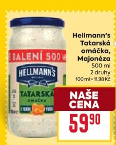 Tatarská omáčka Hellmann'