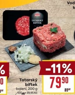 Tatarský biftek Maso Příbram