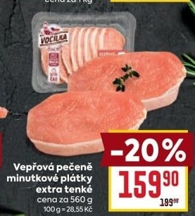 Vepřová pečeně bez kosti Vocílka