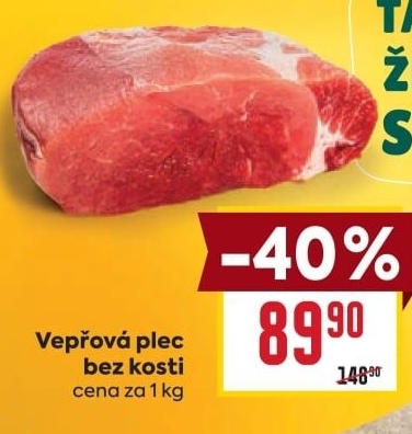 Vepřová plec bez kosti
