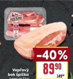 Vepřový bok špička Vocílka