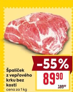 Vepřový krk bez kosti