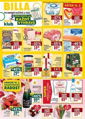 akční leták BILLA 11.2.2026-17.2.2026