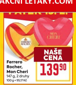 Bonboniéra srdce Ferrero Rocher
