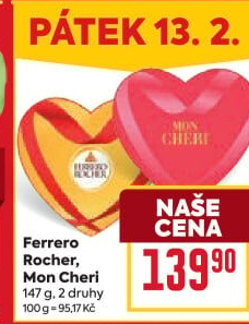 Bonboniéra srdce Ferrero Rocher