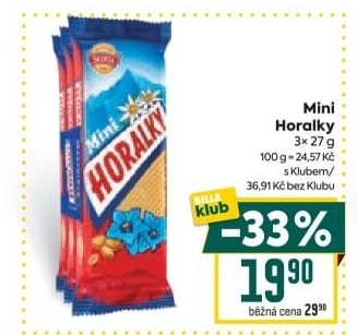 Oplatky Horalky Sedita