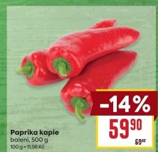 Paprika červená kapie