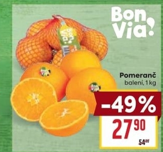 Pomeranče Billa Bonvia