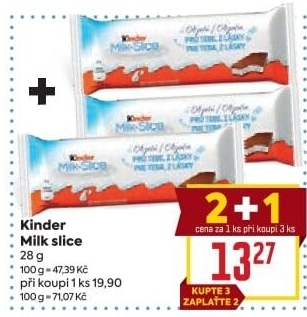 Řez mléčný Kinder