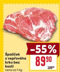 Vepřový krk bez kosti