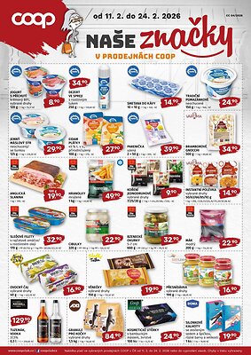 akční leták COOP 11.2.2026-24.2.2026