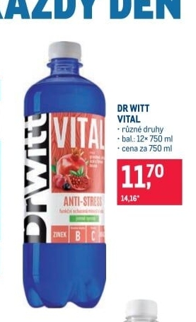 Minerální nápoj Vital Dr. Witt