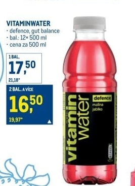 Ochucená vitamínová voda Glacéau