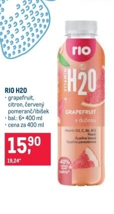 Vitamínová voda H2O Rio