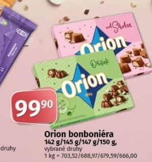 Bonboniéry Orion