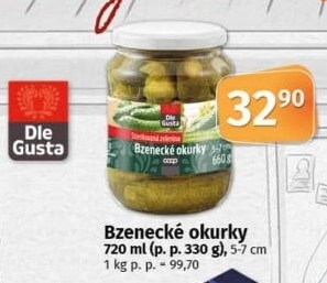 Bzenecké okurky Dle Gusta