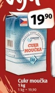 Cukr moučka Cukrovar Vrbátky