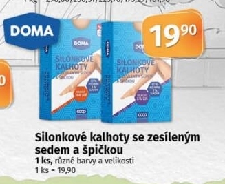 Dámské silonové punčocháče Doma