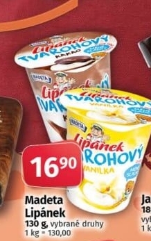 Dezert Lipánek Madeta