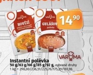 Instantní polévky Varoma