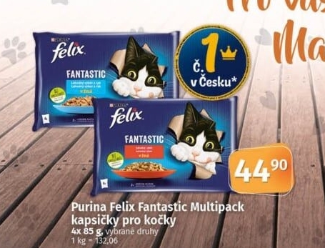 Kapsičky pro kočky Fantastic Felix Purina