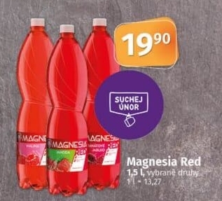 Minerální voda Magnesia Red