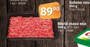 Mleté maso mix