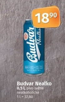 Nealkoholické pivo Budweiser Budvar
