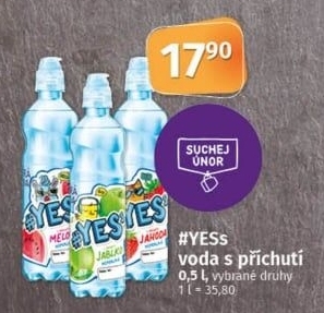 Ochucená voda dětská YESs
