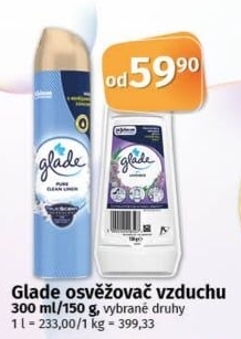 Osvěžovače vzduchu Glade by Brise