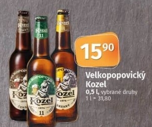 Pivo Velkopopovický Kozel