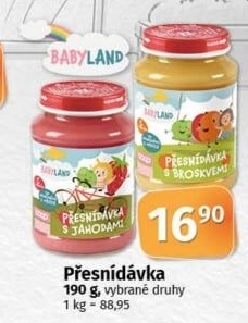 Přesnídávka ovocná Babyland